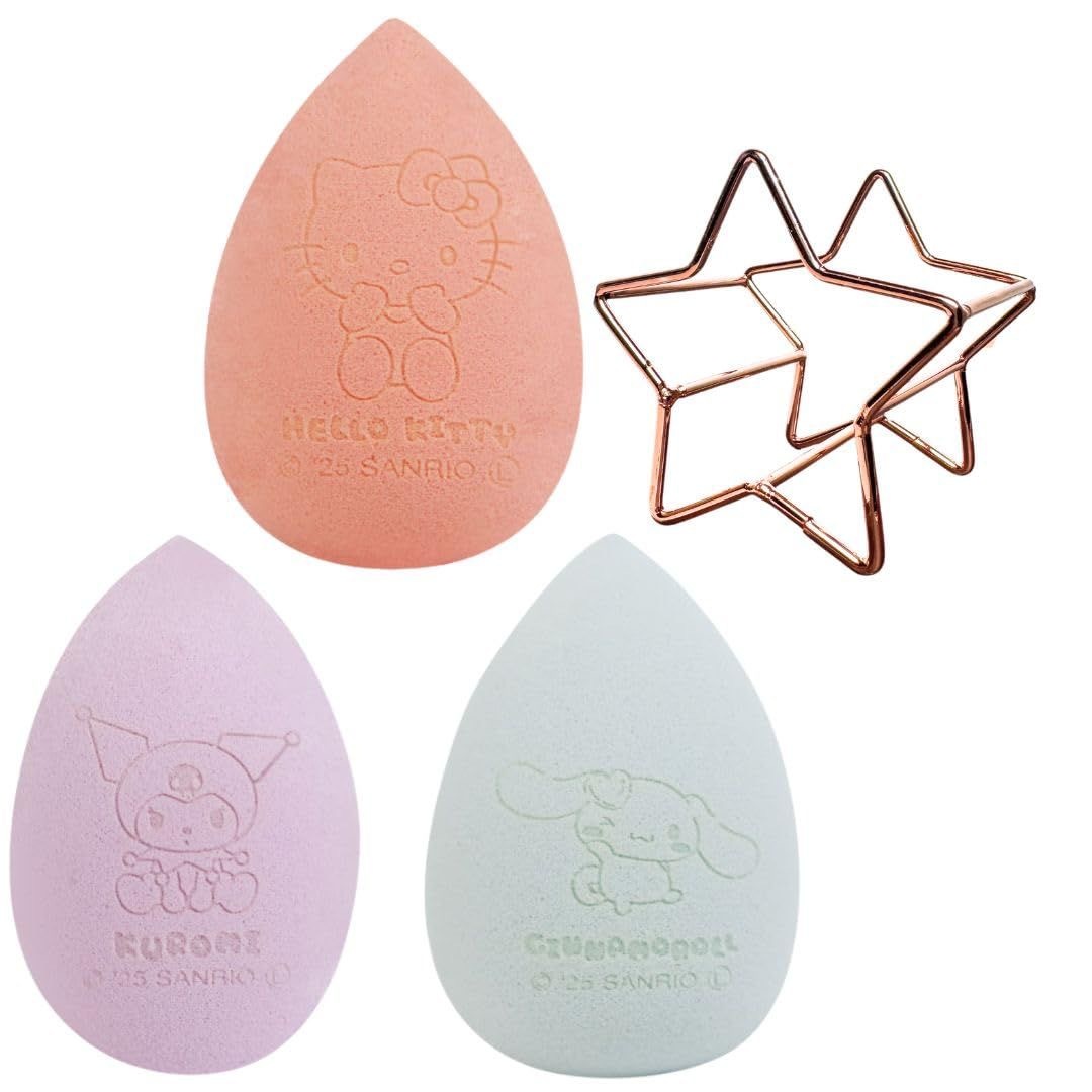 JP Sanrio 造型化妝蛋 3P 附送星星架 0611