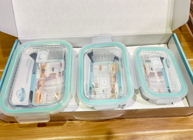 日常高硼耐热玻璃容器（3个大中小）