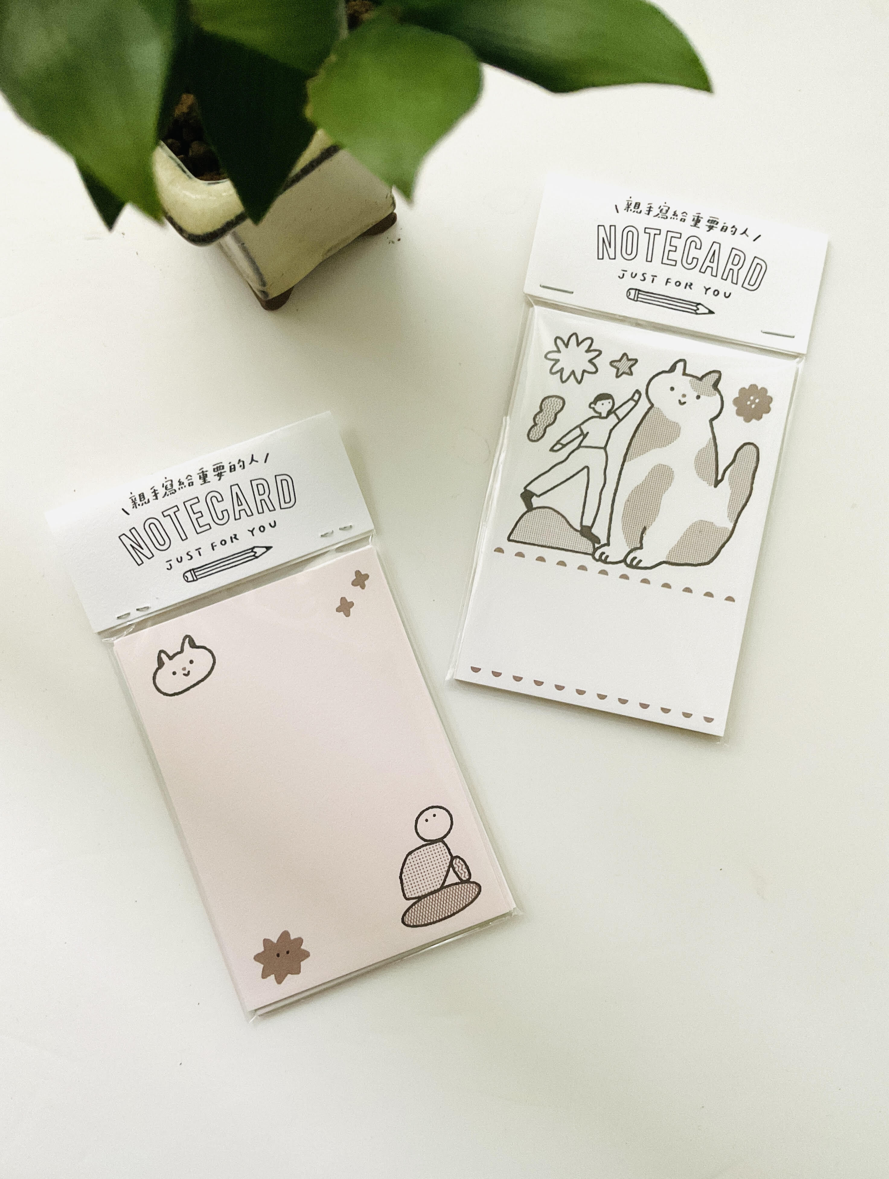 繭花．大貓陪伴你留言卡