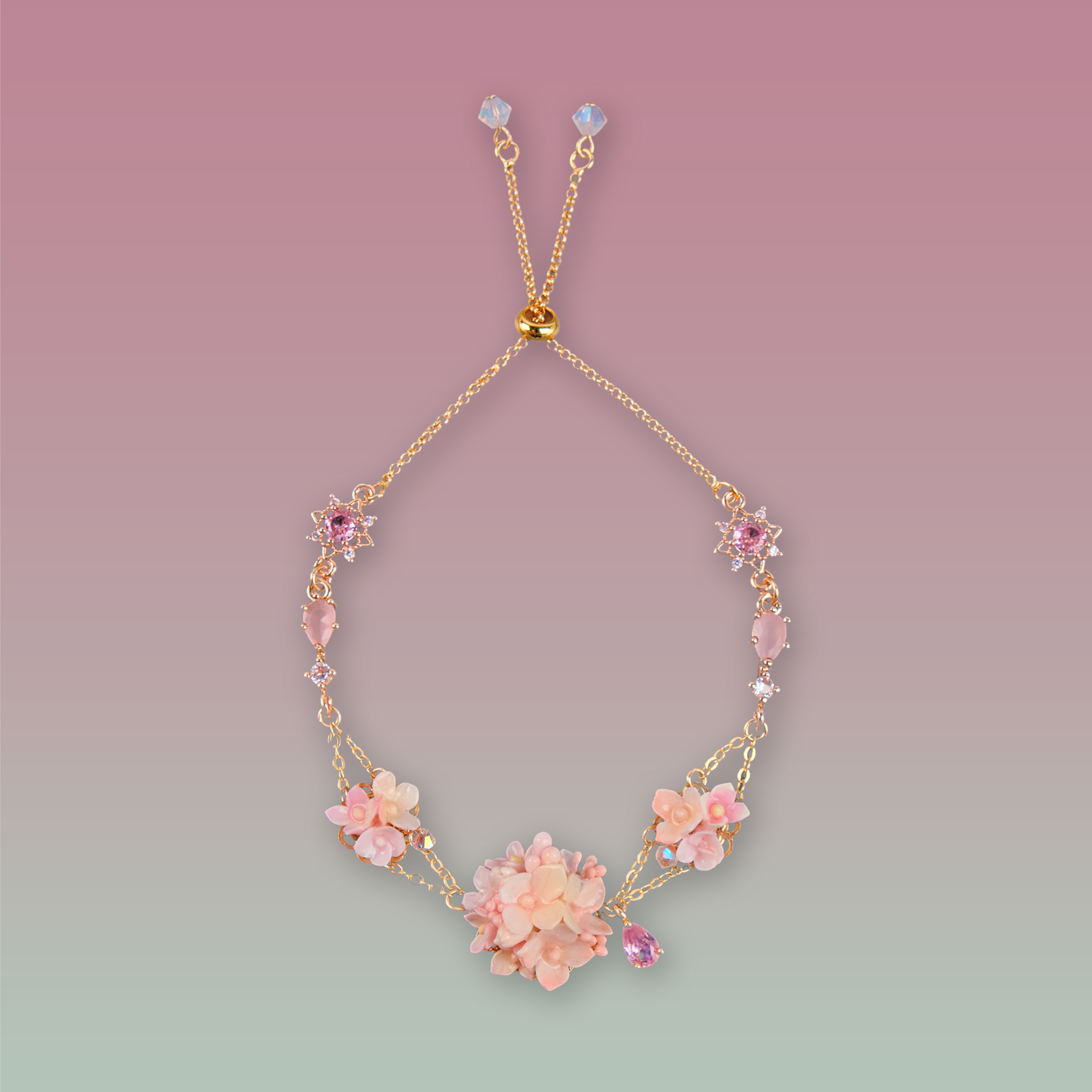 Hushed Bloom Posy Bouquet Bracelet