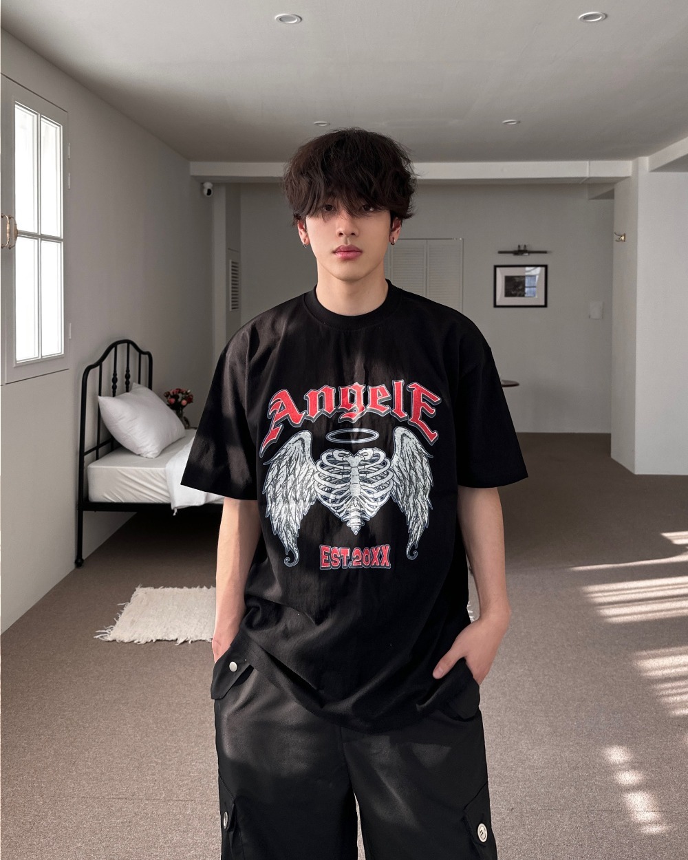 骷髏天使短袖T卹