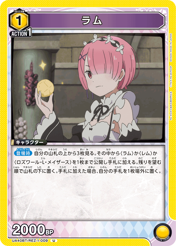 UA40BT/REZ-1-009 ラム