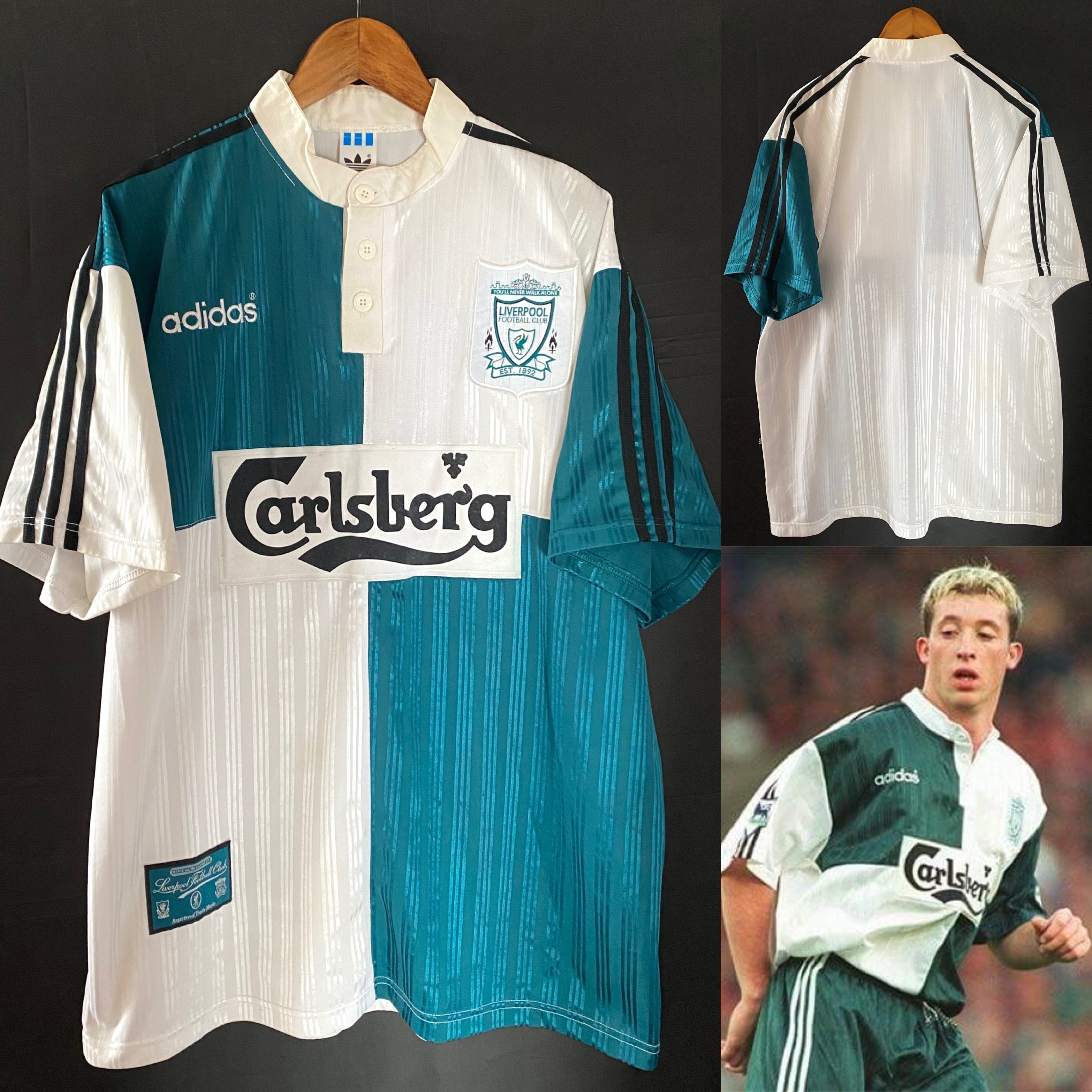 Liverpool 1995-1996 Adidas Away Shirt