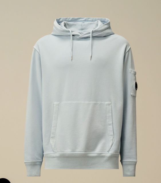C.P. Company  C.P. Company Cotton Twill Wool Resistant Dye Hooded Lens Sweatshirt    JUN25