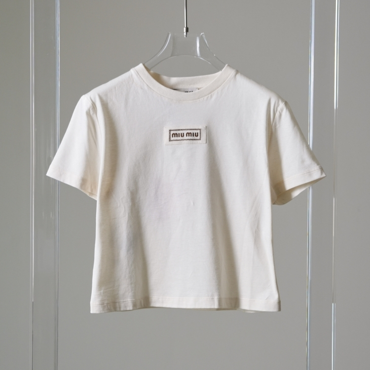 Miu miu 白Tshirt S號