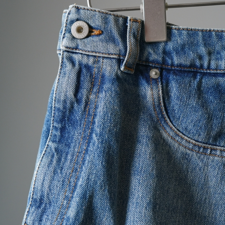 Loewe牛仔及膝裙