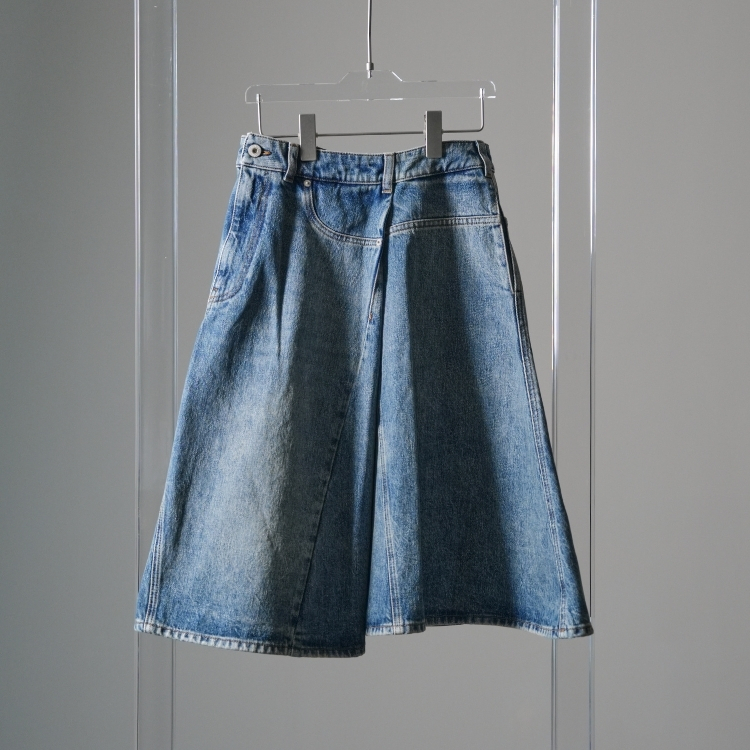 Loewe牛仔及膝裙