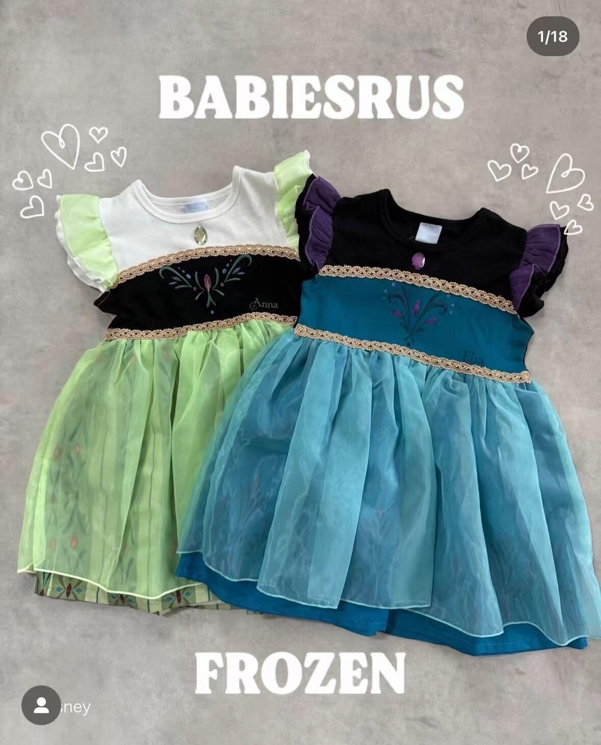 日單 Tsumashi & Frozen公主裙