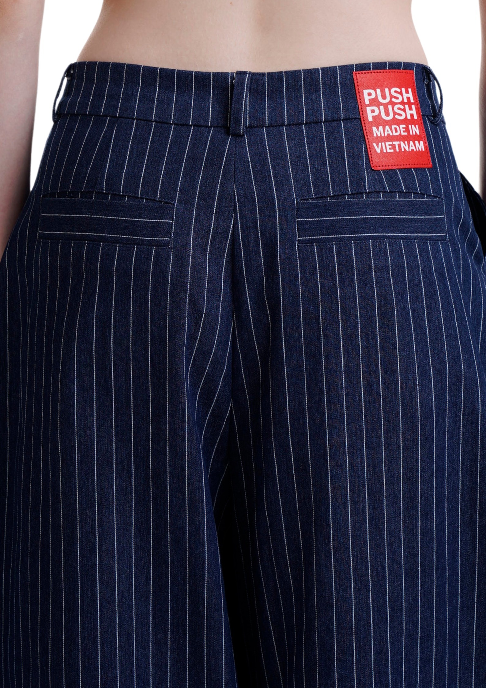 PUSH PUSH PP STRIPES PANTS Navy
