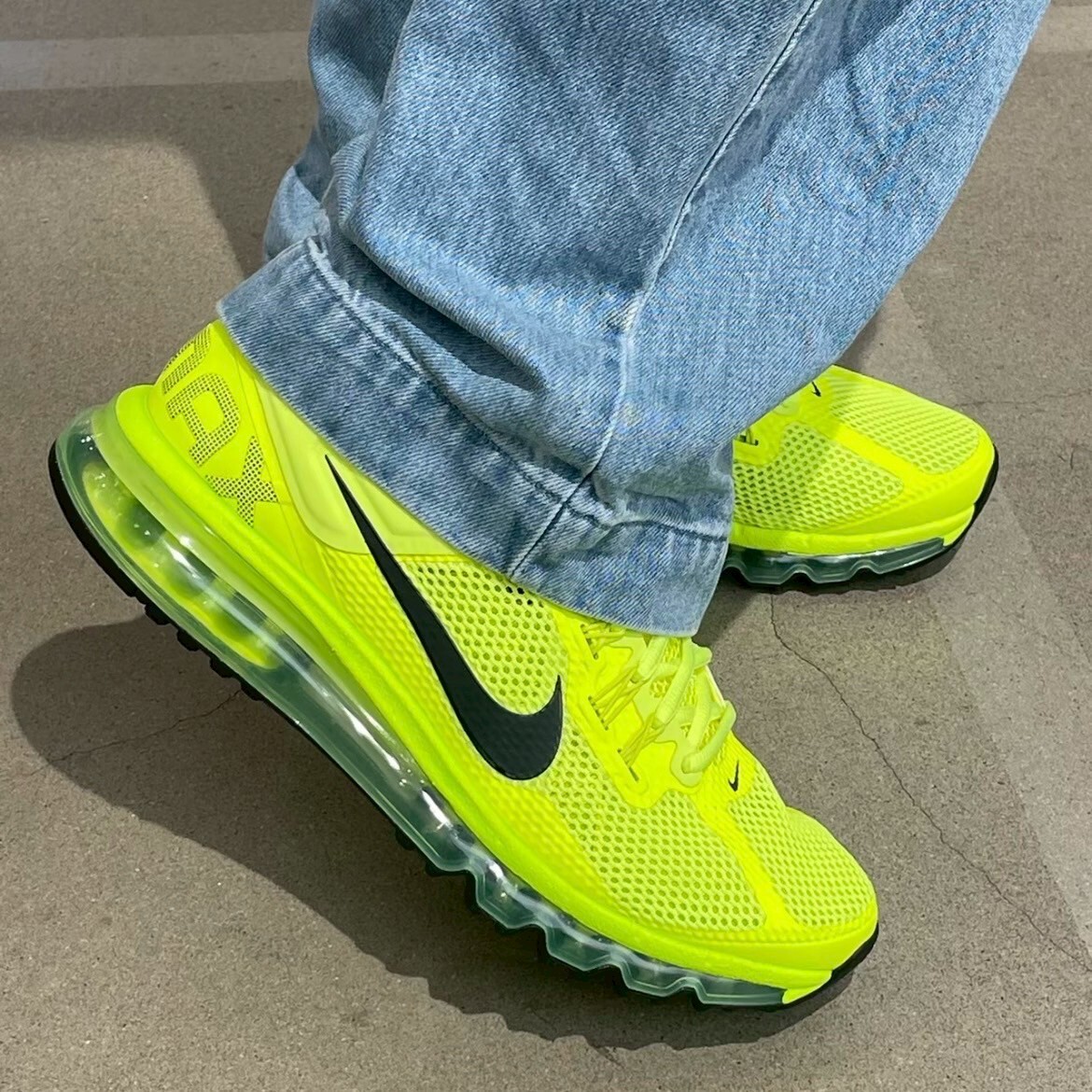 Nike Air Max 2013 Volt Cyber 螢光黃 緩震 氣墊 運動鞋