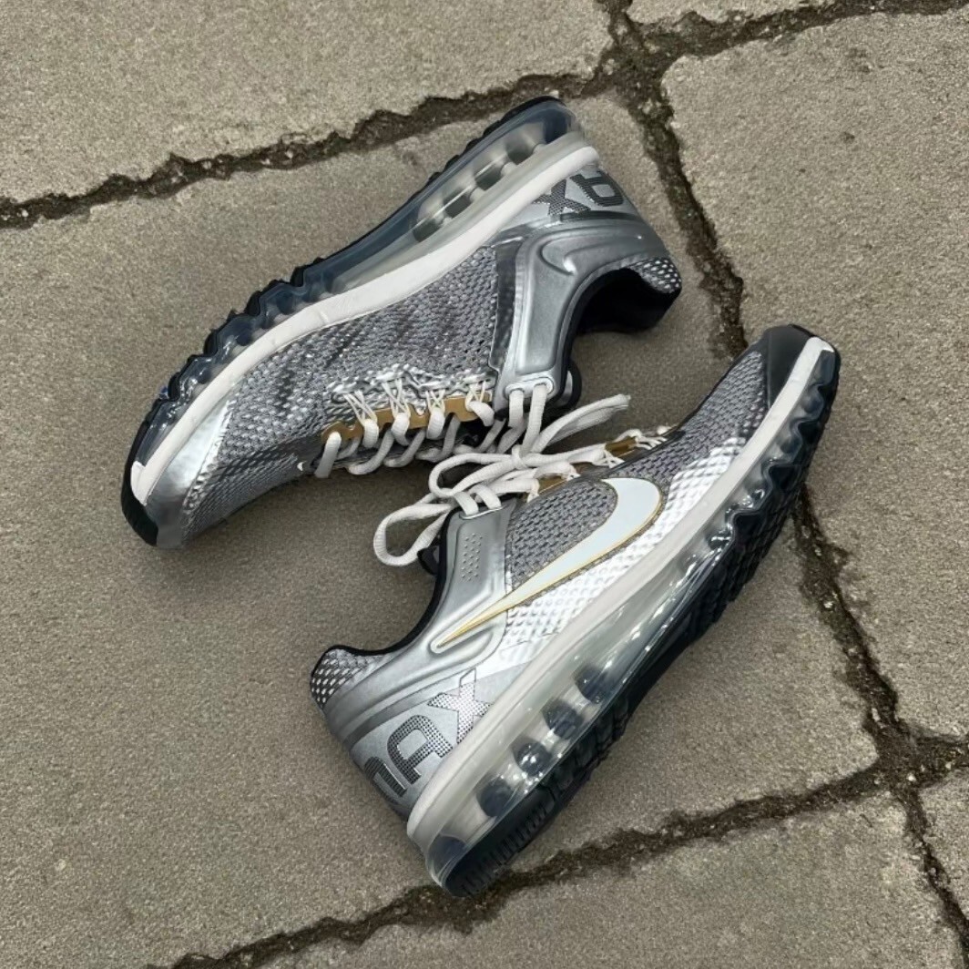 Nike Air Max 2013 Metallic Silver Gold 金銀灰 緩震 氣墊 運動鞋