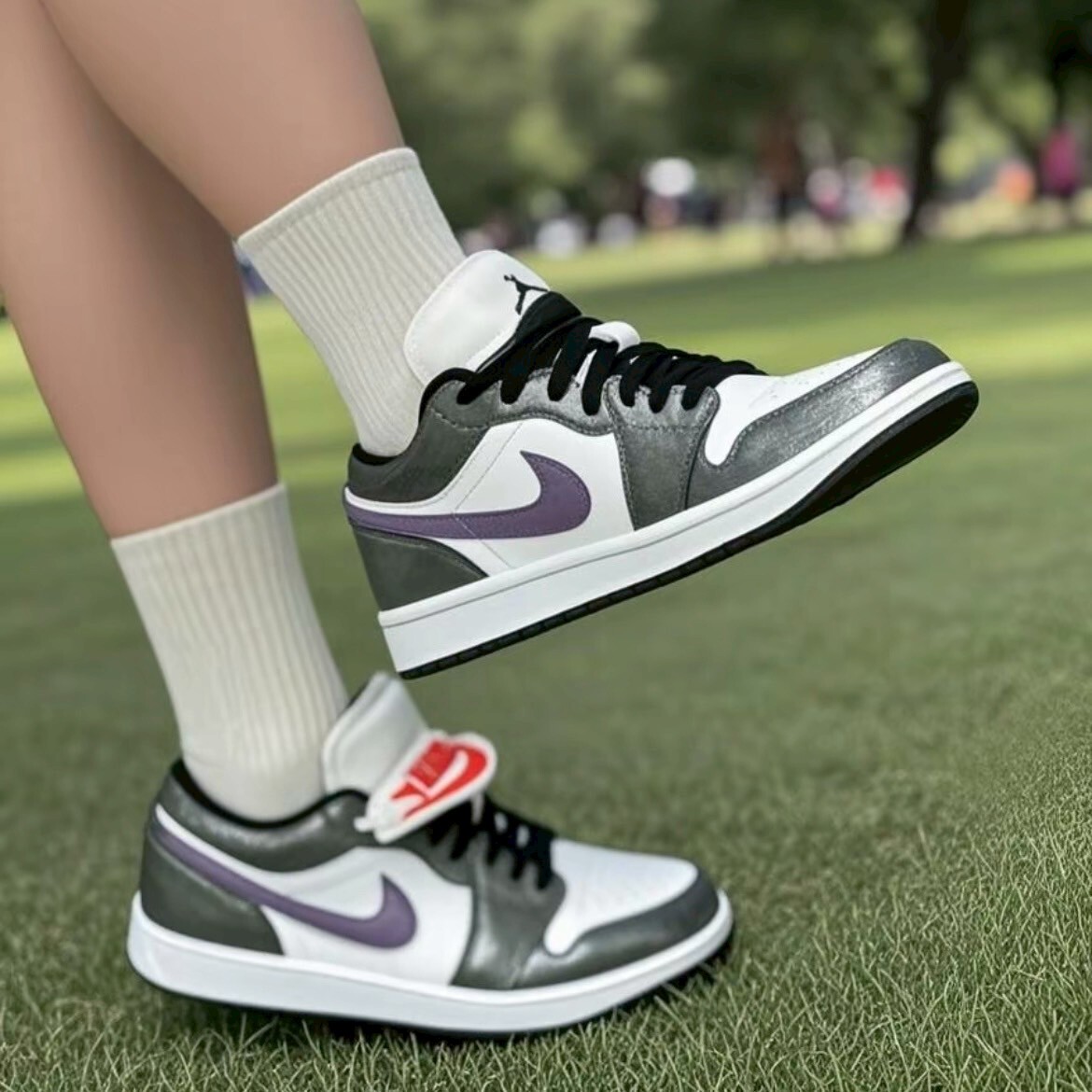 Nike Air Jordan 1 Low SE Metallic Purple 金屬紫 黑紫 AJ1 低筒休閒鞋