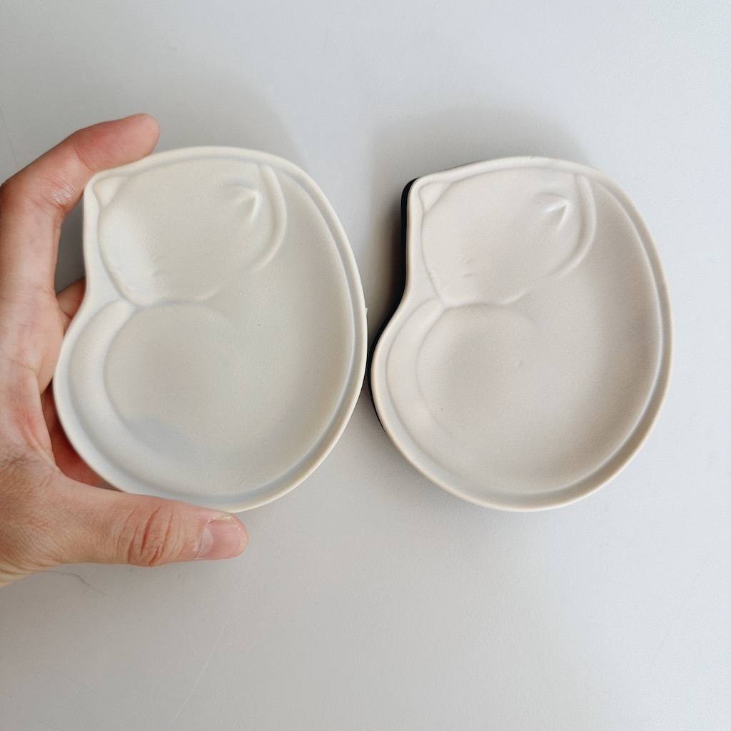 貓咪豆皿 小碟子｜日本瀨戶燒