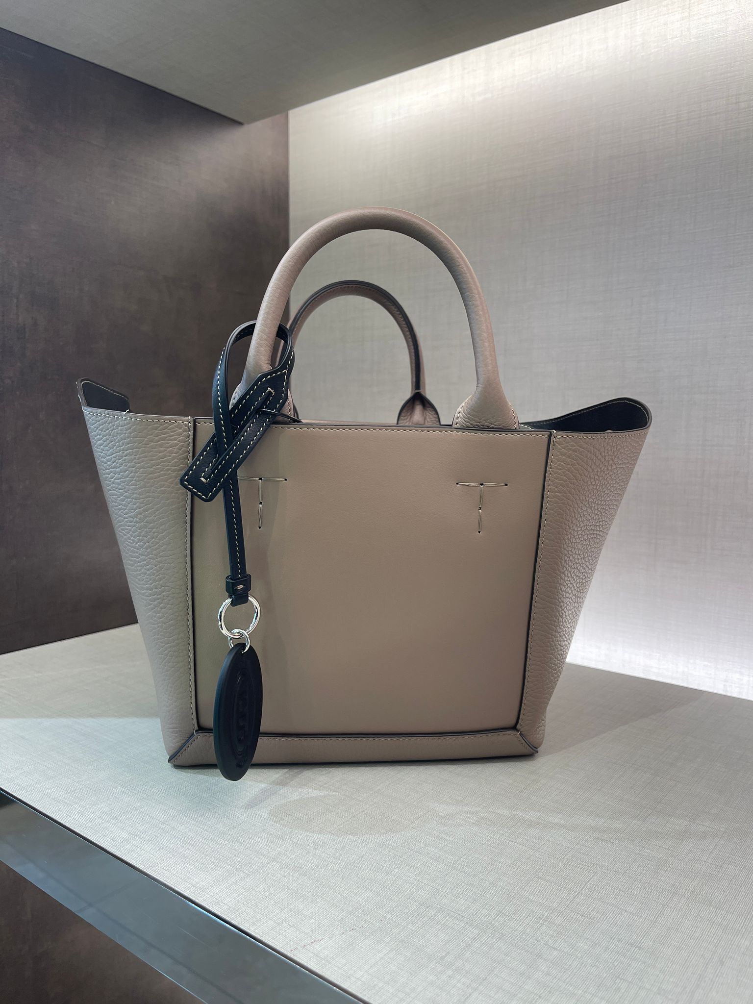 Tods Bag CLN Shopping Piccola tote bag Taupe