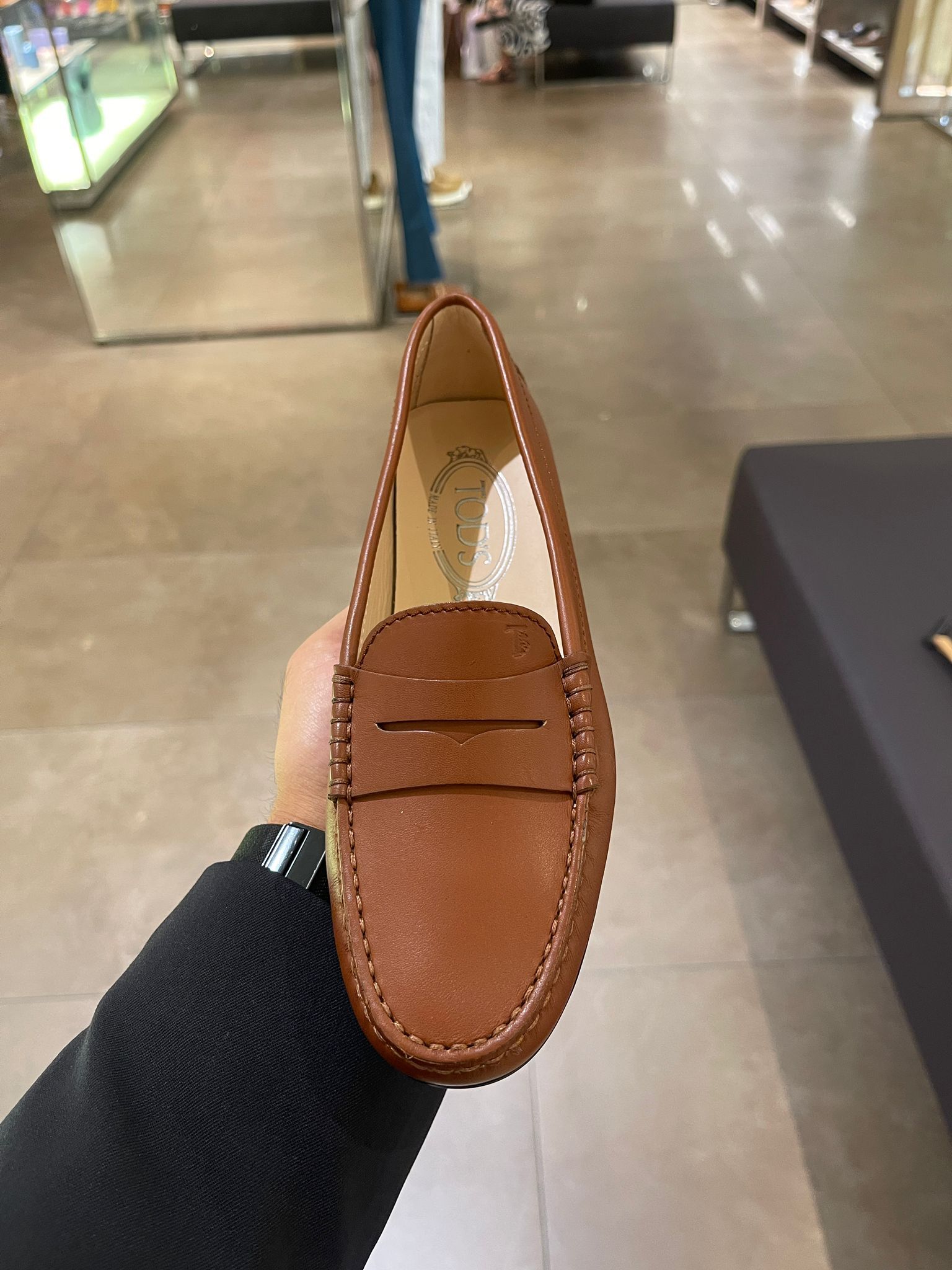 Tods Shoes XXW0 Gommalu Mocassino Loafers Coffee