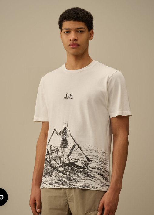 C.P. Company  24/1 Jersey  Man In The Sea T 恤   JUN25
