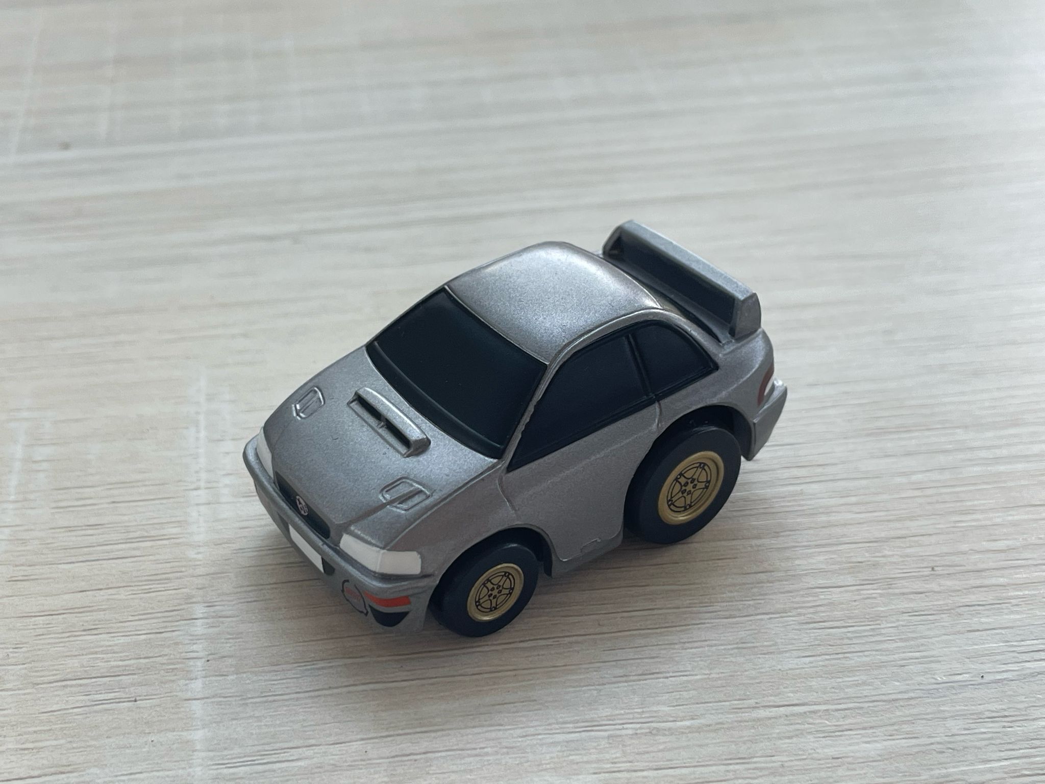 Q SCALE SUBARU IMPREZA WRX GC8 GREY INITIAL D(NOT CHORO Q)