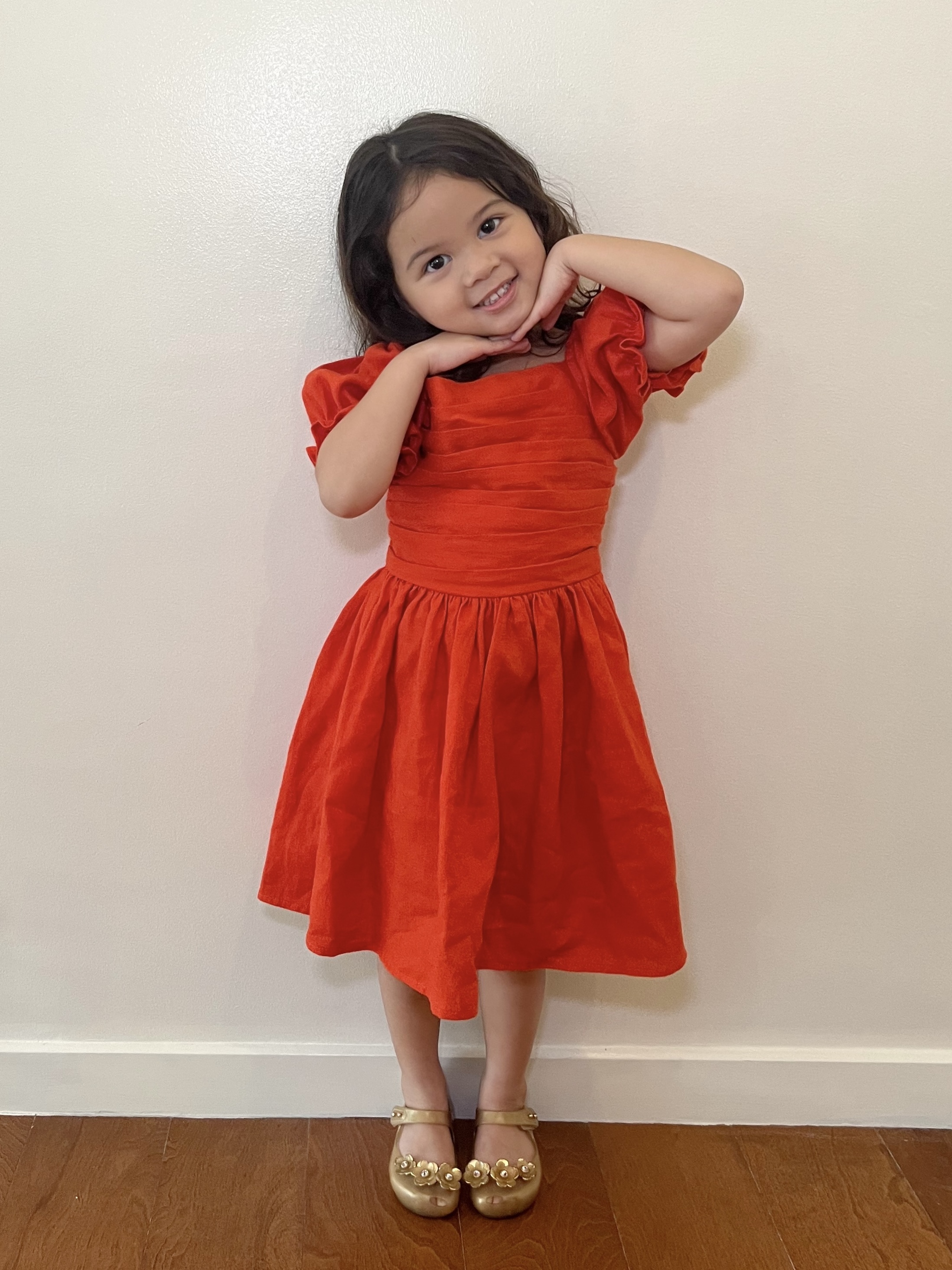 Bella Linen Dress - Red (Special Release)