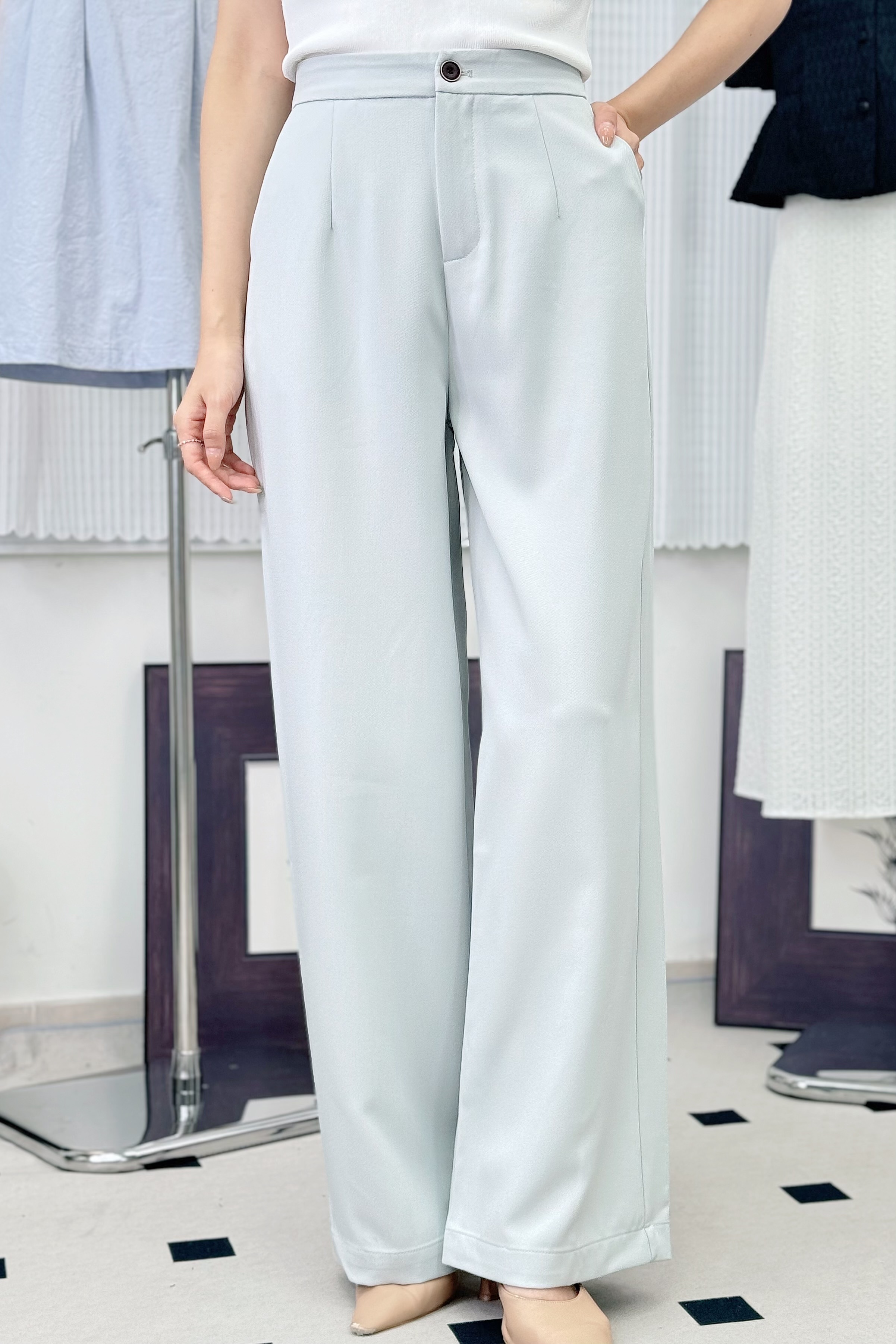 PANTS#7506🤍冰川瘦腿西褲