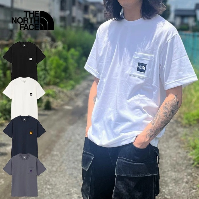 日版The North Face Square Logo Pocket Tee [NT82541]