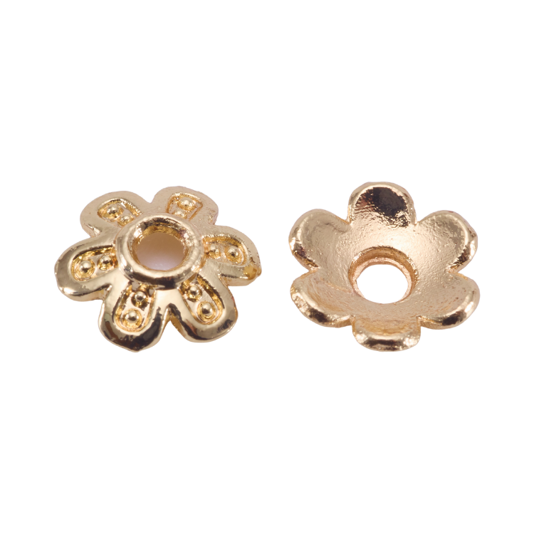 壓紋｜K金｜花托