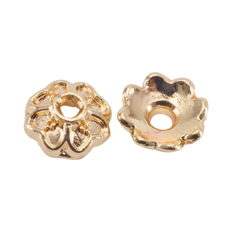 愛心｜K金｜花托