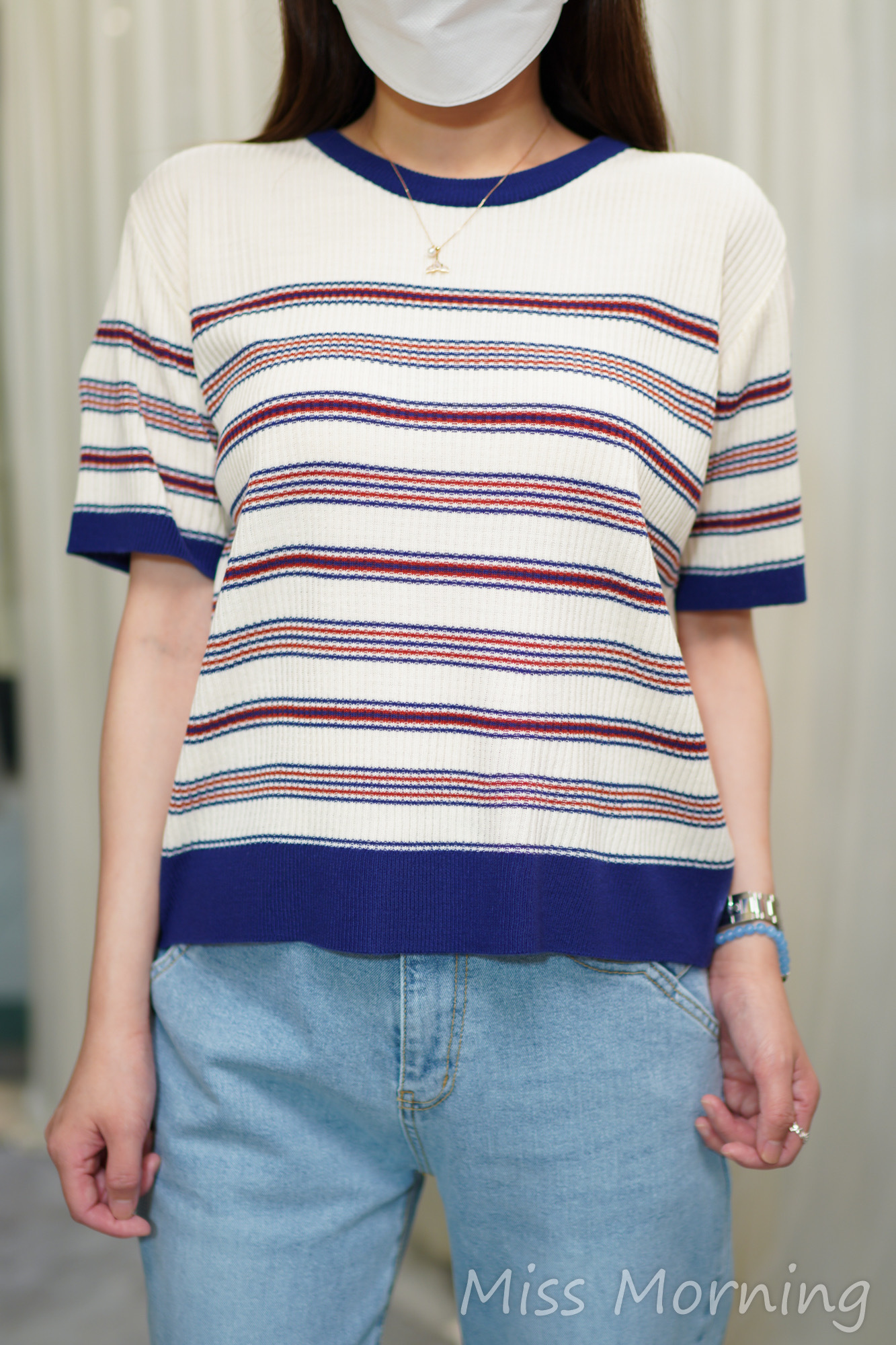 彈彈彈混色線衫(14684)