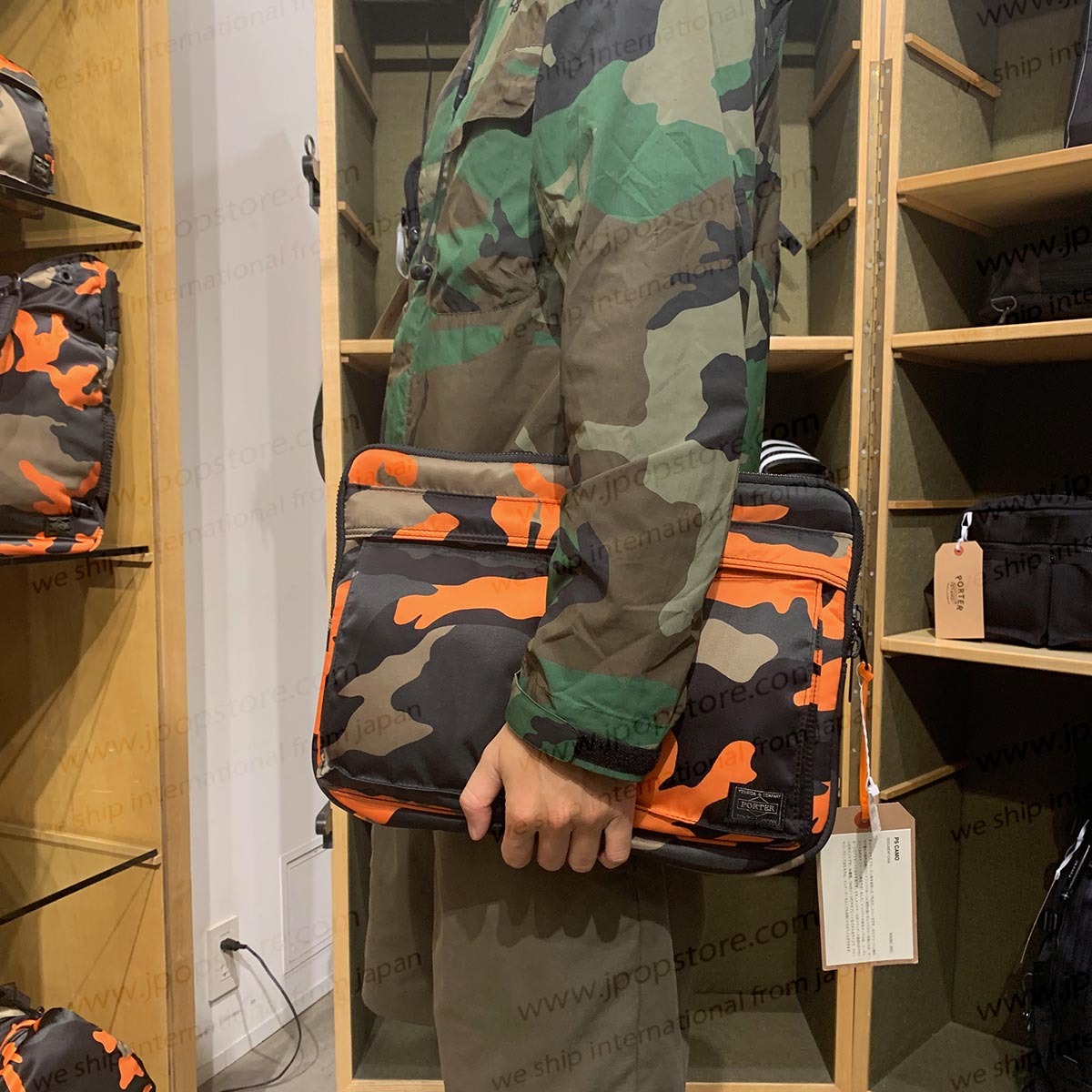 日本吉田包 PORTER / PS CAMO  DOCUMENT CASE