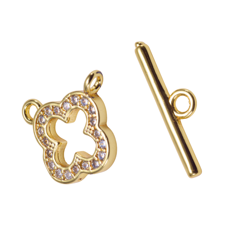 四葉草｜K金｜OT扣