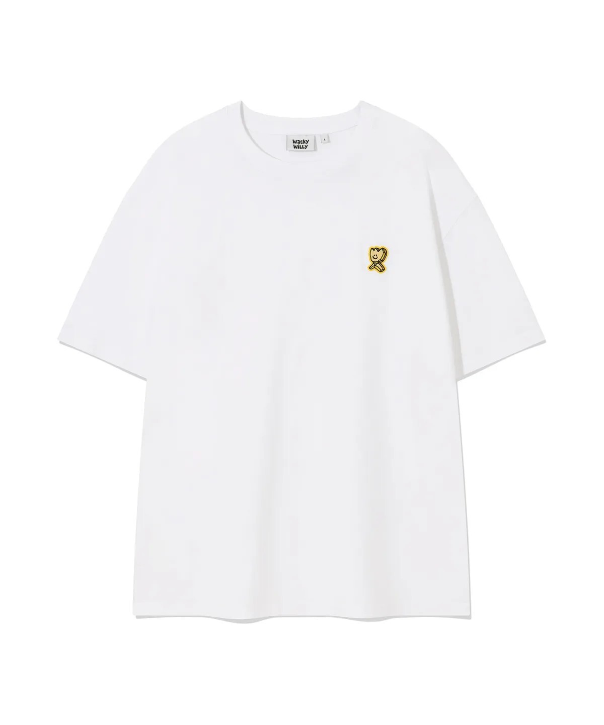 【OWN】Wacky Willy 短袖上衣 經典 韓國小黃人 胸前刺繡LOGO 素T 不分男女 黑色 白色 綠色