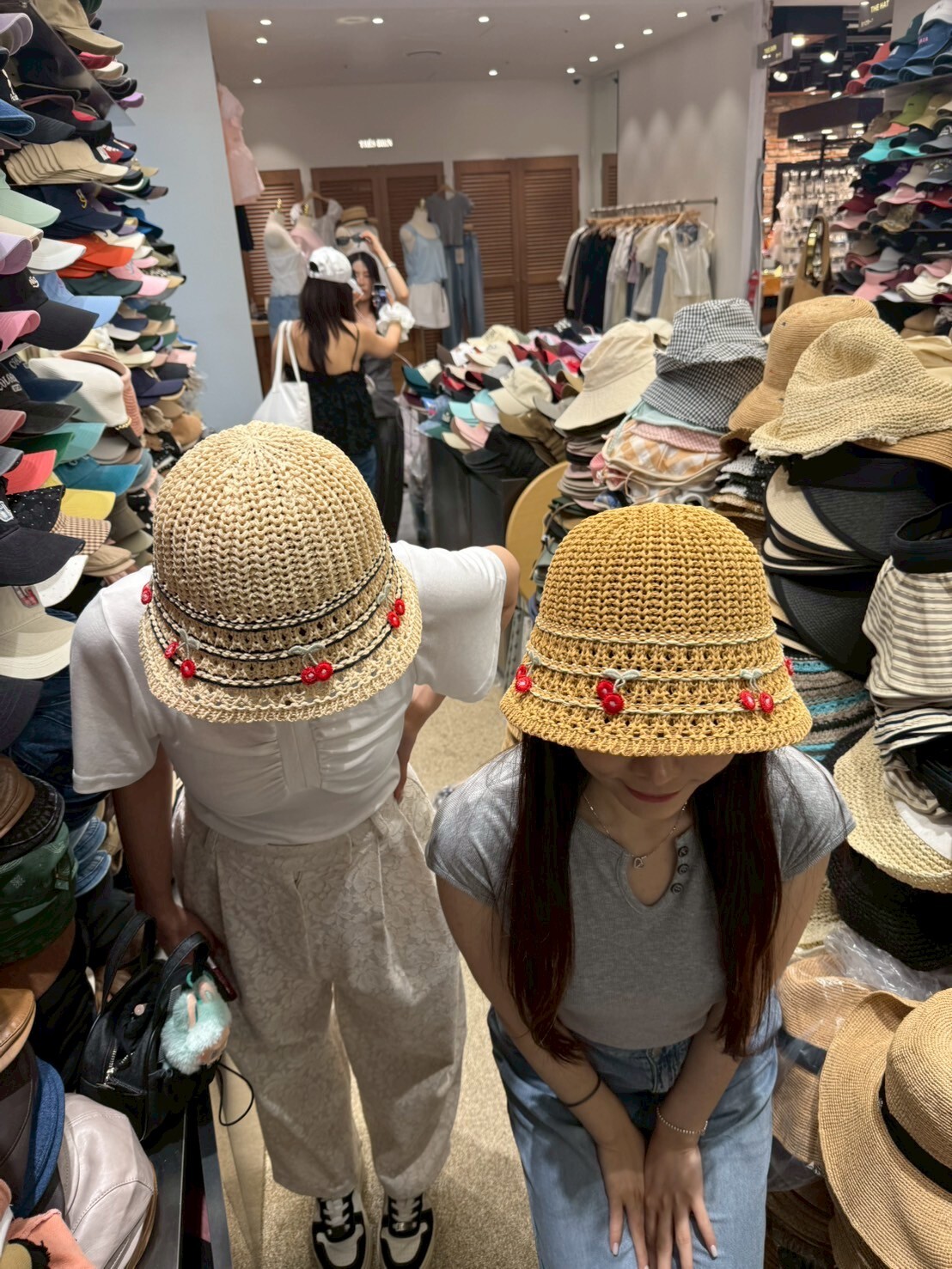 TH4487 車厘子編織麻花帽