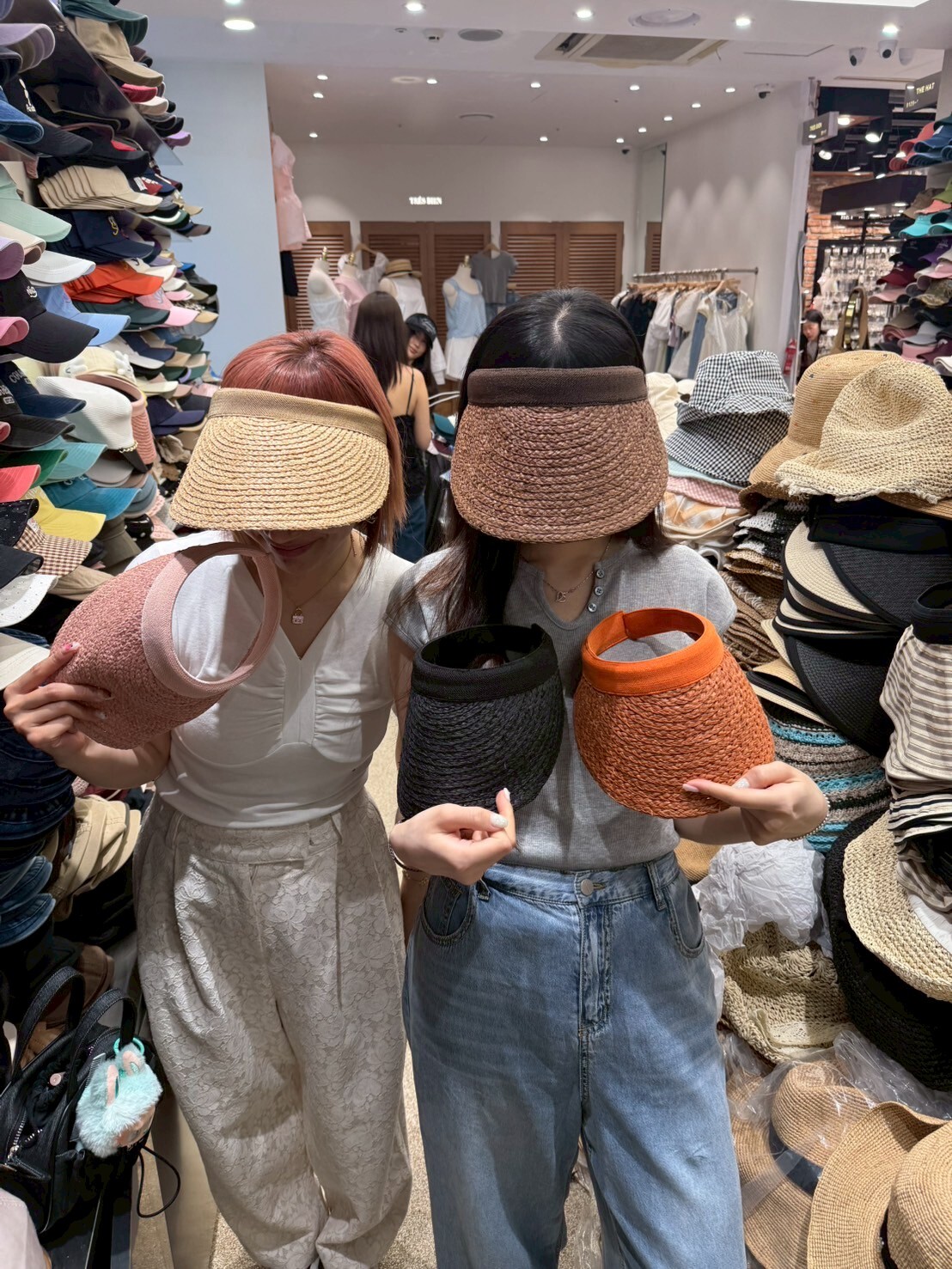 TH4473 簡約草邊遮陽帽