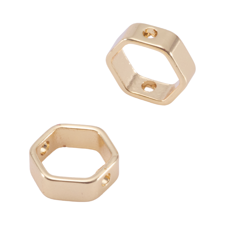 六角｜K金｜包珠