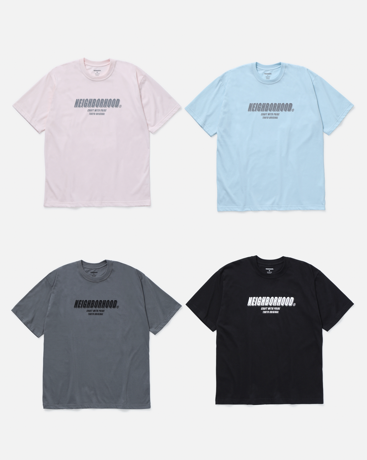 [現貨] NEIGHBORHOOD SS25 NH . TEE SS-1 | Black / Gray