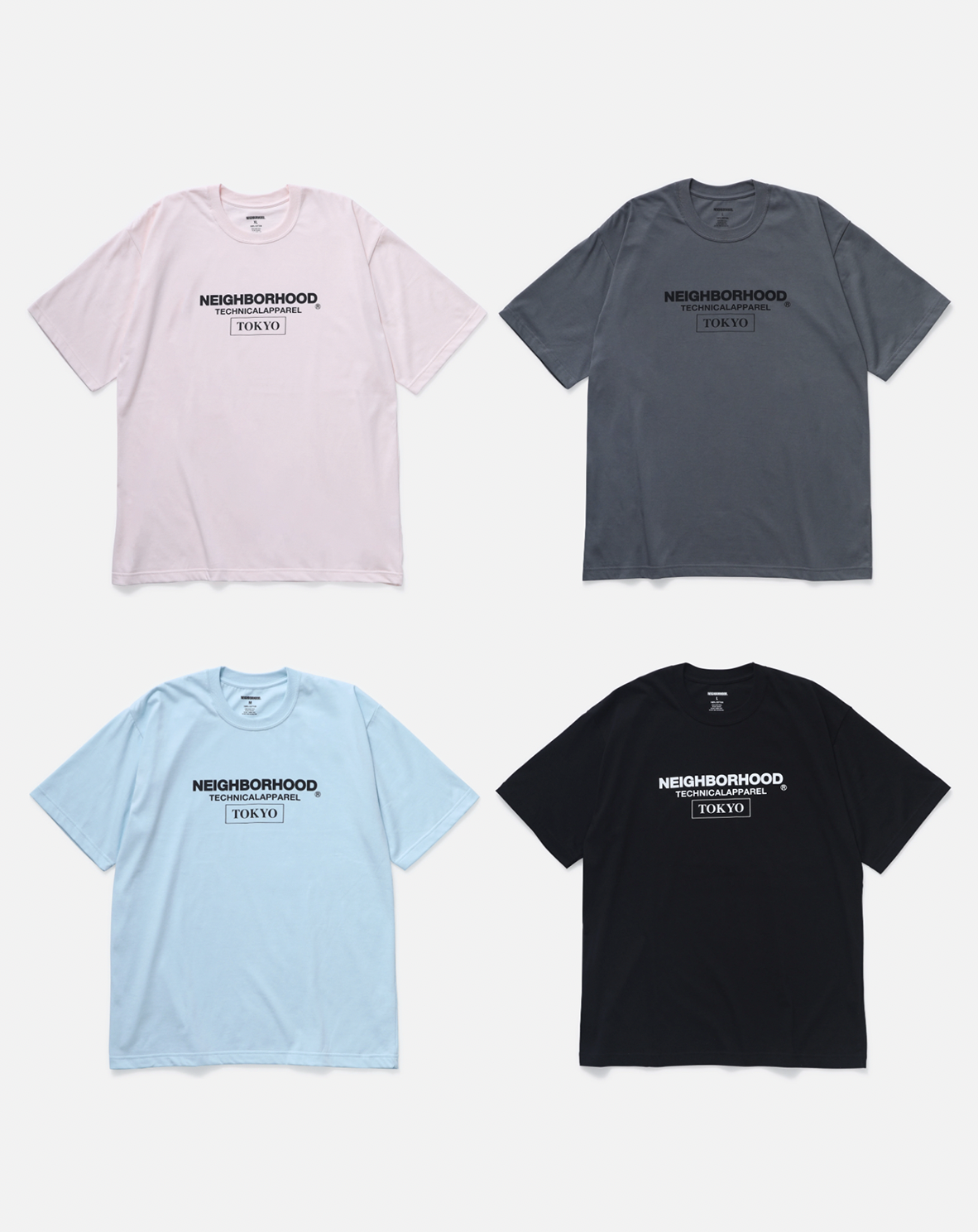 [現貨] NEIGHBORHOOD SS25 NH . TEE SS-16 | (Black / Grey / Pink)