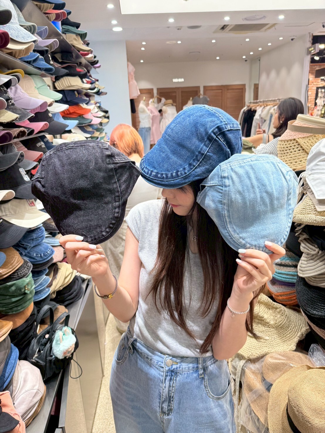 TH4495 法國街頭牛仔小偷帽