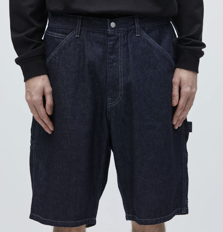 NEIGHBORHOOD SS25 DENIM PAINTER SHORT PANTS