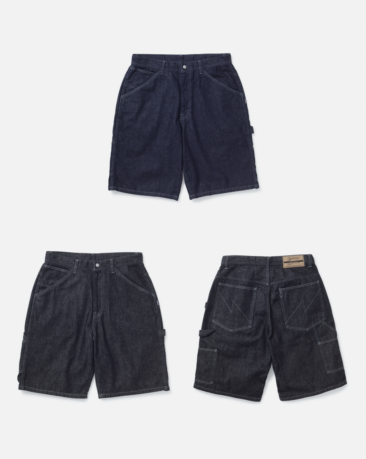 NEIGHBORHOOD SS25 DENIM PAINTER SHORT PANTS