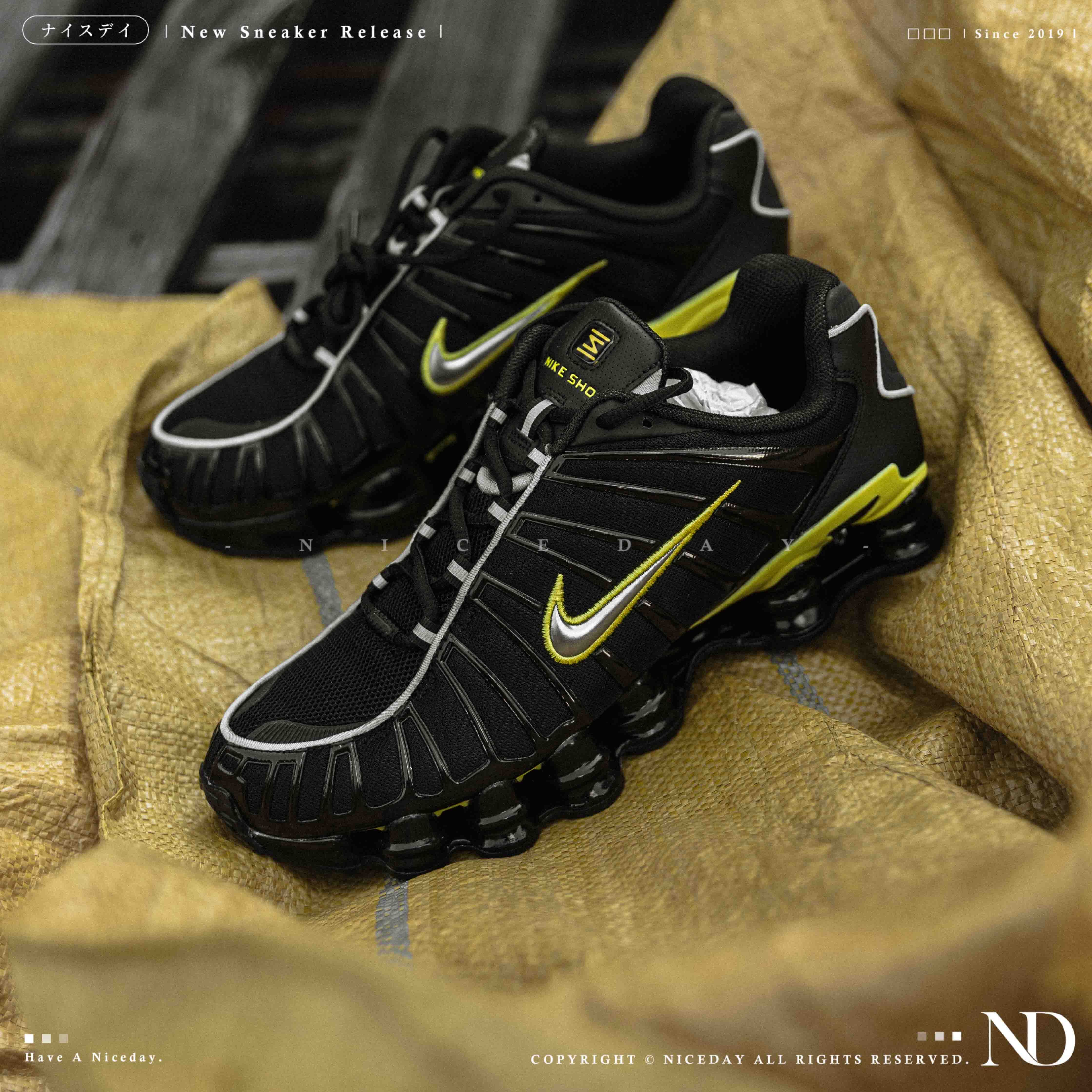 NICEDAY 代購 Nike Shox R4 Yellow Black 黑黃 黃黑 大黃蜂 黑 黃 男鞋 氣墊 彈力 彈簧鞋 CN0151-002