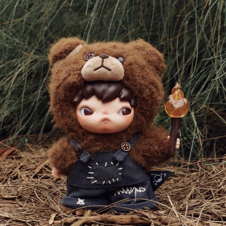 POP MART 泡泡瑪特 POPMART 小野 Hirono Living Wild 為喜樂而戰 搪膠毛絨公仔 玩具