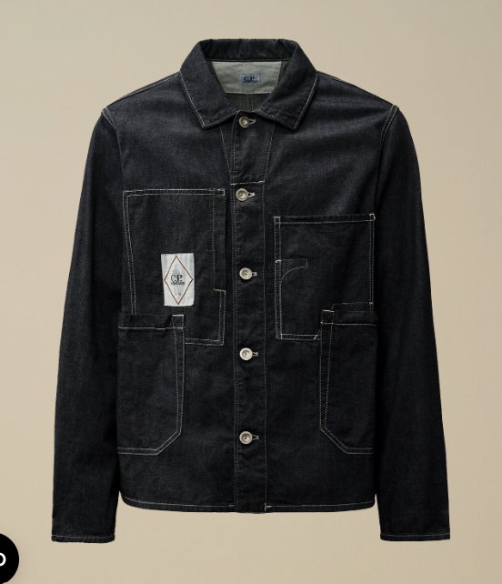 C.P. Company  3/1 Denim Chore Jacket   JUN25