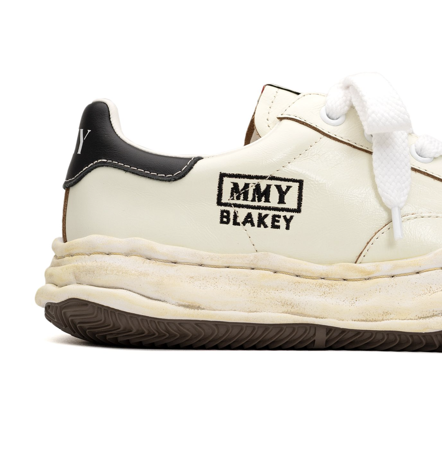 [現貨] MIHARA Blakey OG Sole Wrinkled Leather White | A14FW736