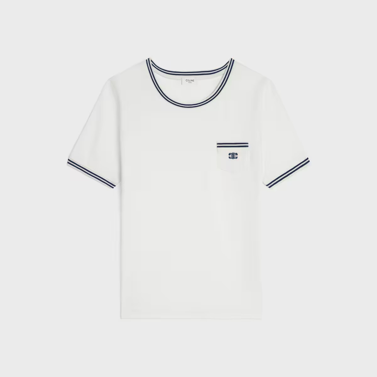 Celine 70's triomphe T-shirt in cotton jersey