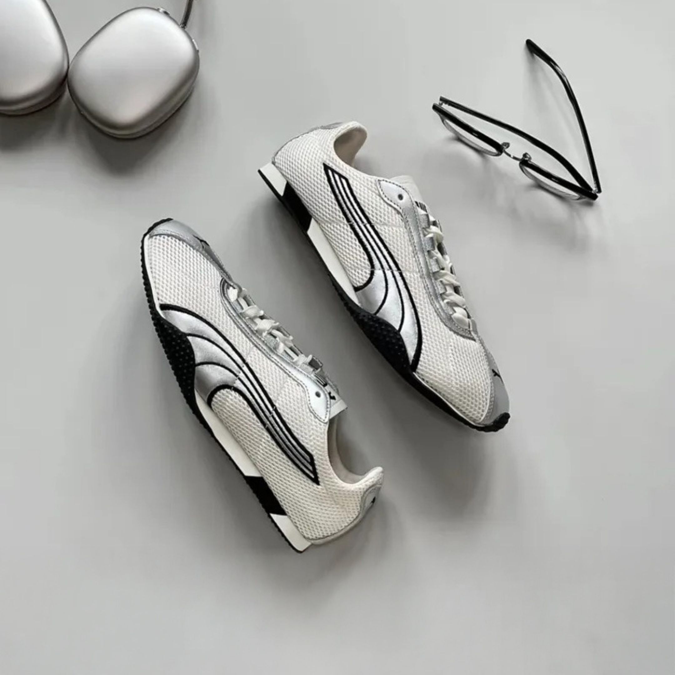 NICEDAY 代購 Puma H-Street White 白色 白銀 奶油白 Rose 同款 薄底鞋 賽車鞋 403692-05