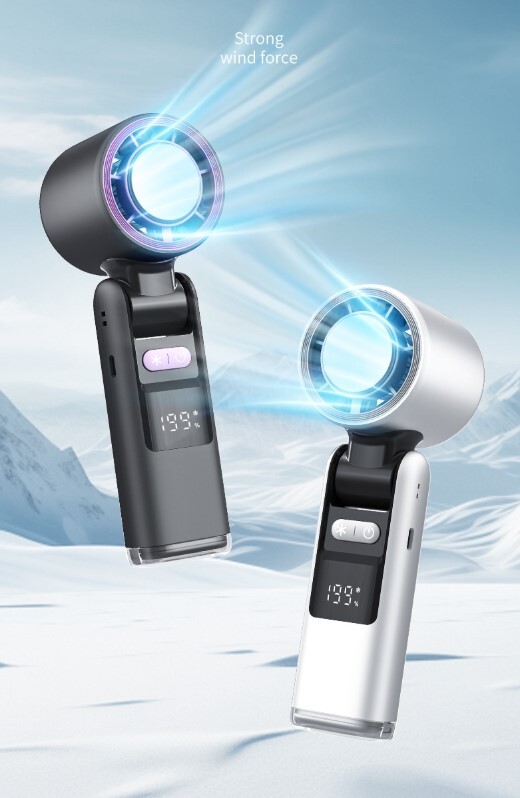 （2026新年限時優惠）AG - 2025 K-801 便攜式冰敷折疊風扇