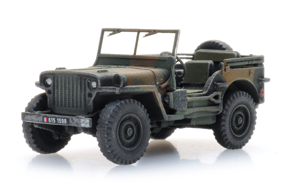 Artitec 6870582 HO規 FR M201 霍奇基斯吉普迷彩