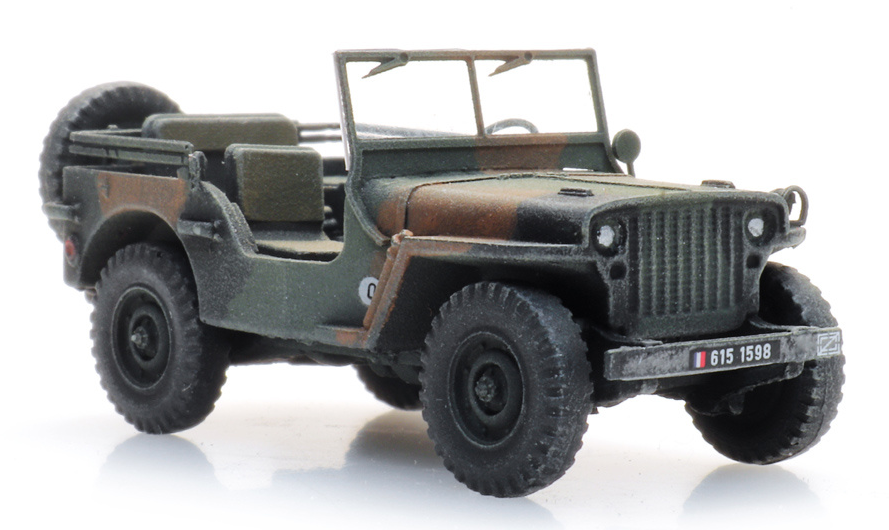 Artitec 6870582 HO規 FR M201 霍奇基斯吉普迷彩