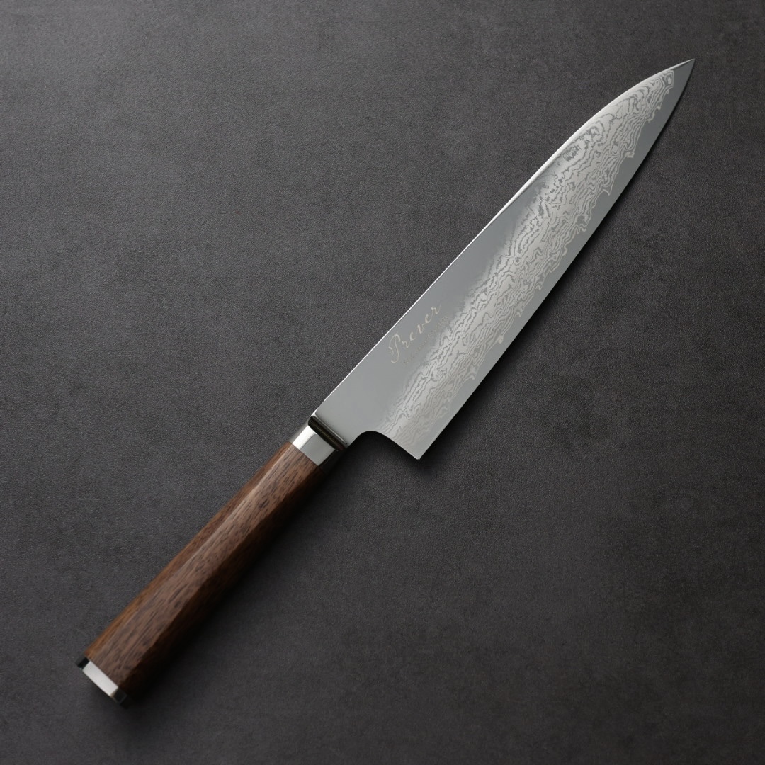 龍泉刃物 PREVER 牛刀 210mm VG10 67層鎳染大馬士革