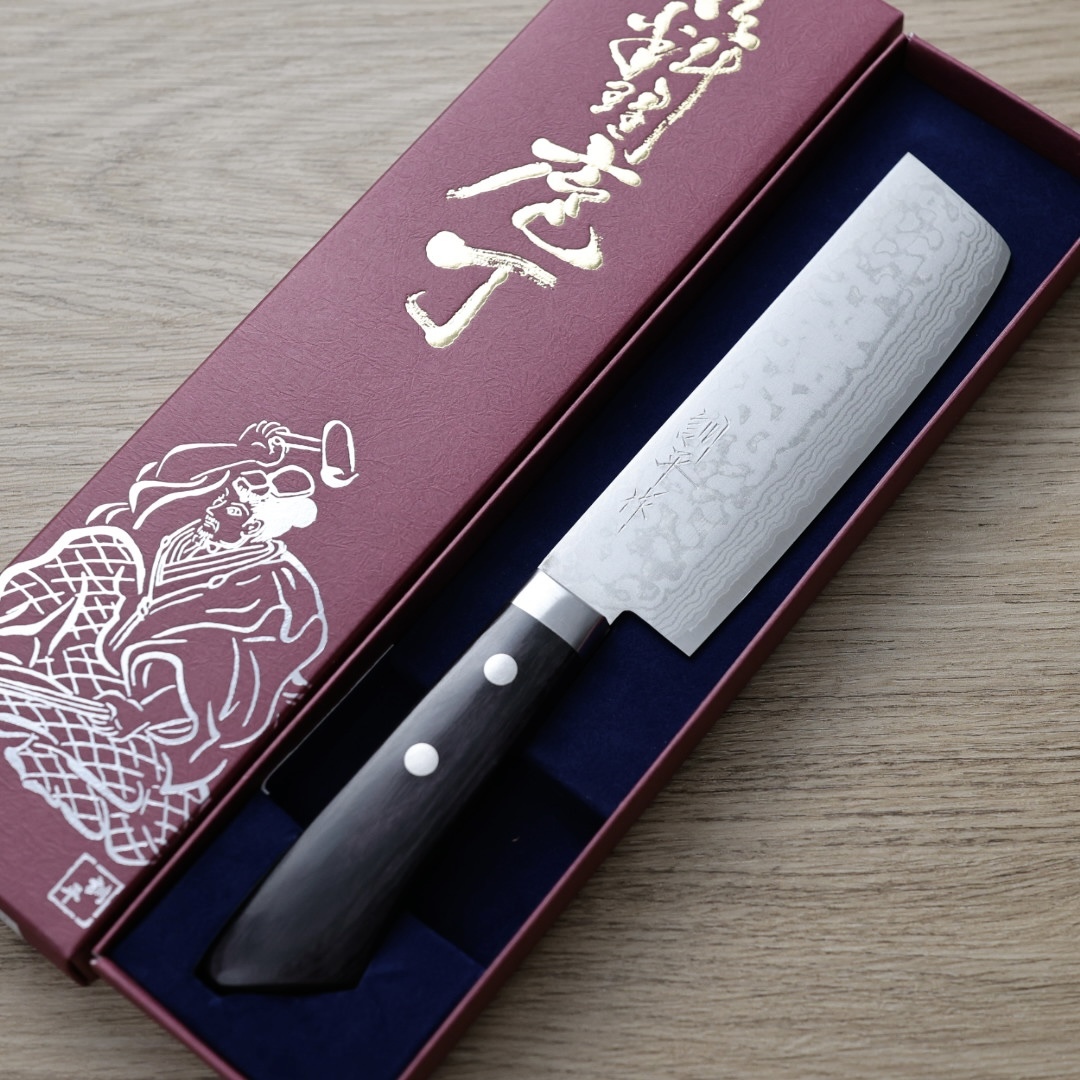 增谷訓生 小菜切 130mm VG10鋼 大馬士革