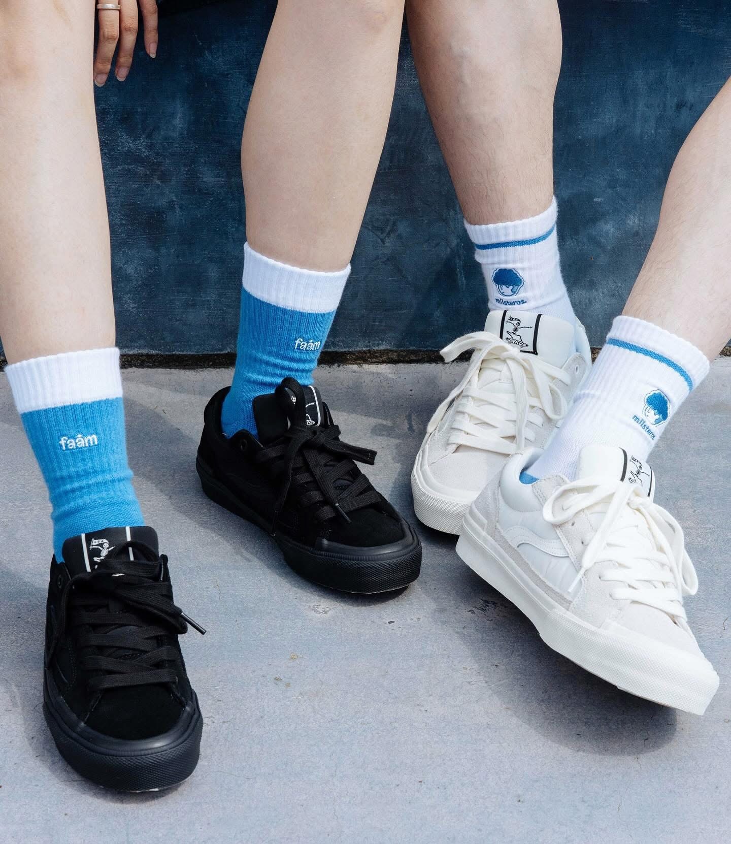 FAAM x miisteros. Crew Socks 2pack - 米斯特聯名襪款 (2入組)